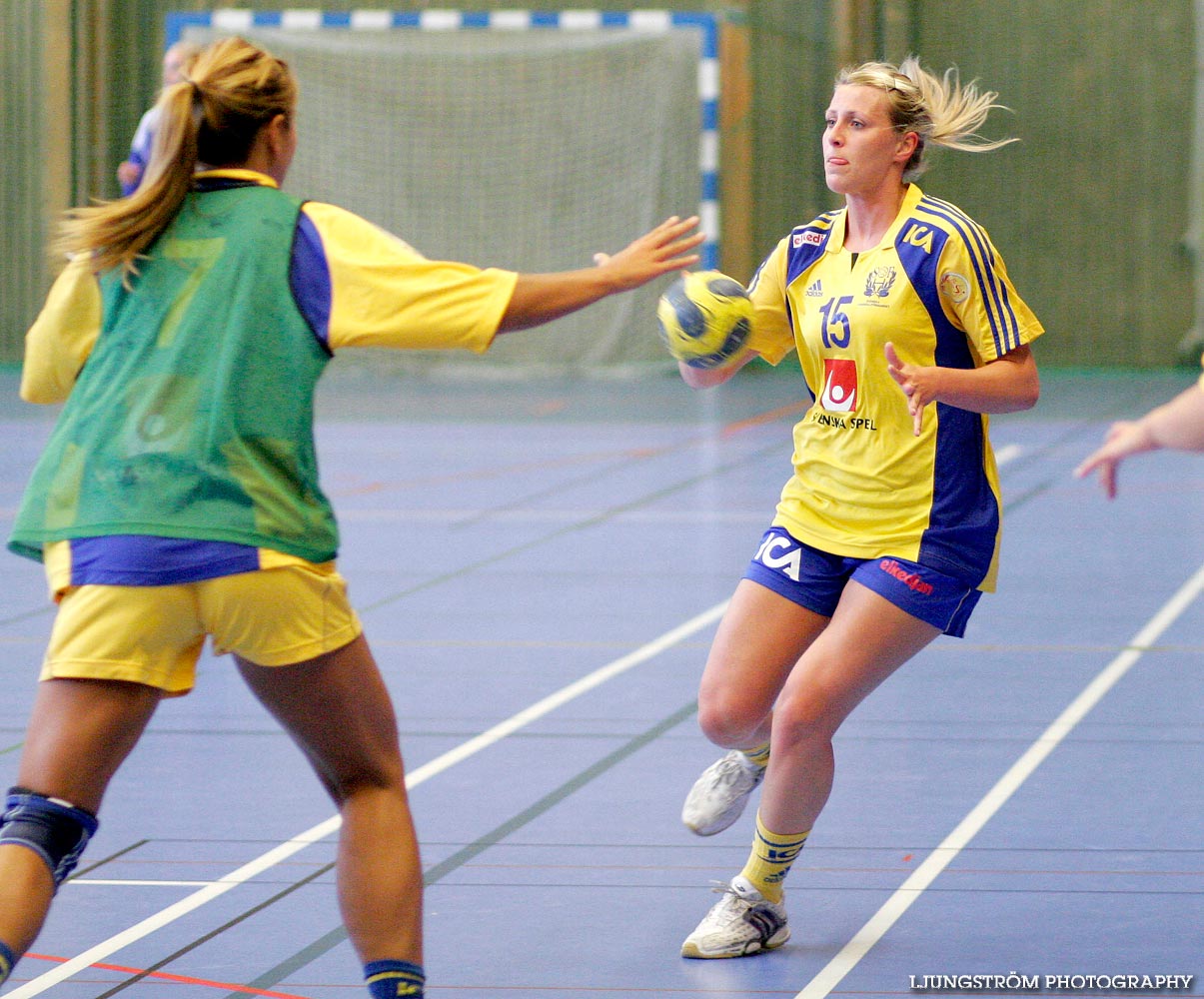 Träningsmatch Sverige-Västsverige 14-9, 16-4, 10-11,dam,Arena Skövde,Skövde,Sverige,Handboll,,2009,17427
