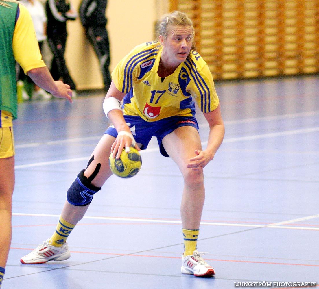 Träningsmatch Sverige-Västsverige 14-9, 16-4, 10-11,dam,Arena Skövde,Skövde,Sverige,Handboll,,2009,17428