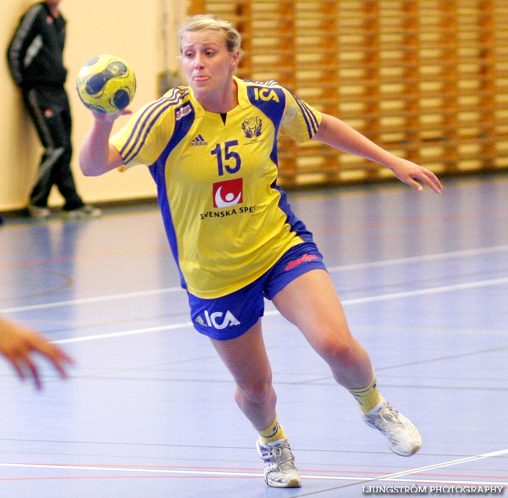 Träningsmatch Sverige-Västsverige 14-9, 16-4, 10-11,dam,Arena Skövde,Skövde,Sverige,Handboll,,2009,17429