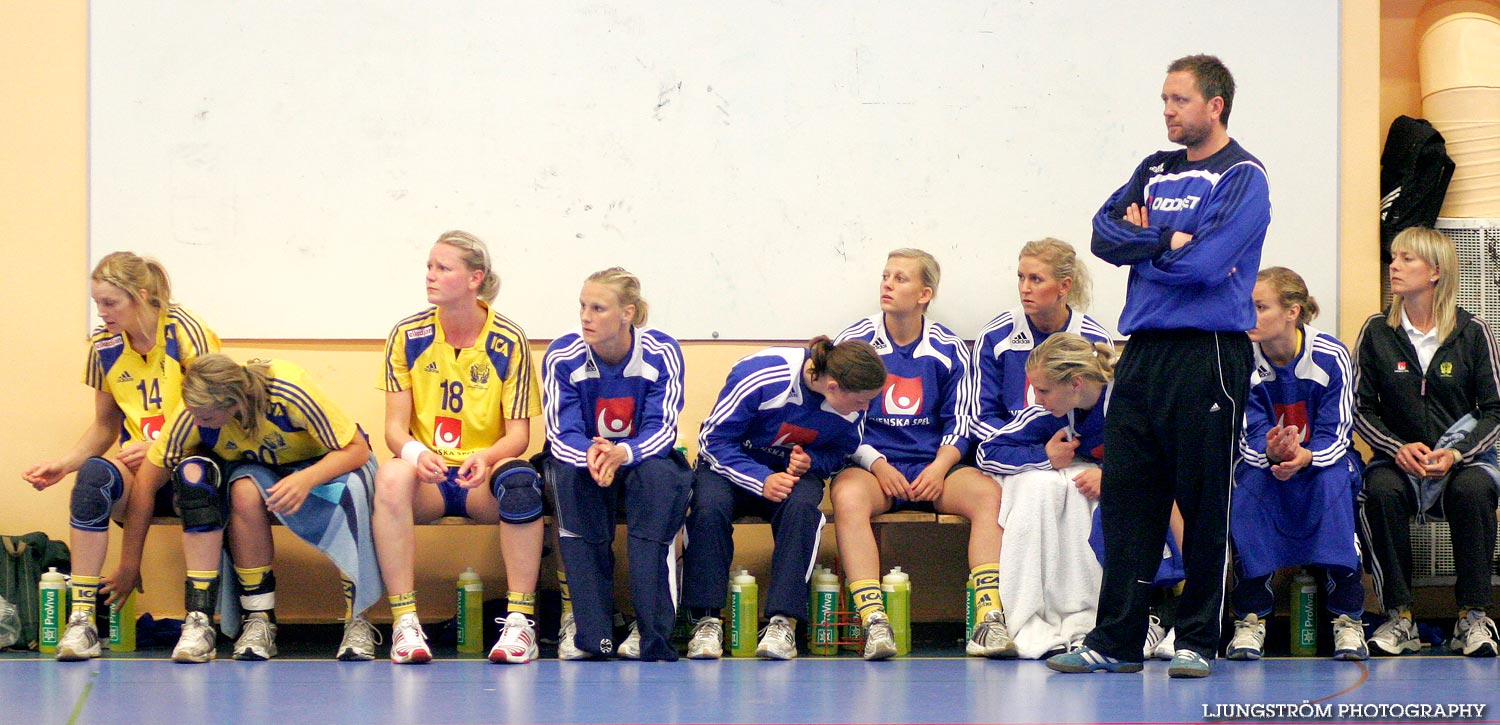Träningsmatch Sverige-Västsverige 14-9, 16-4, 10-11,dam,Arena Skövde,Skövde,Sverige,Handboll,,2009,17437