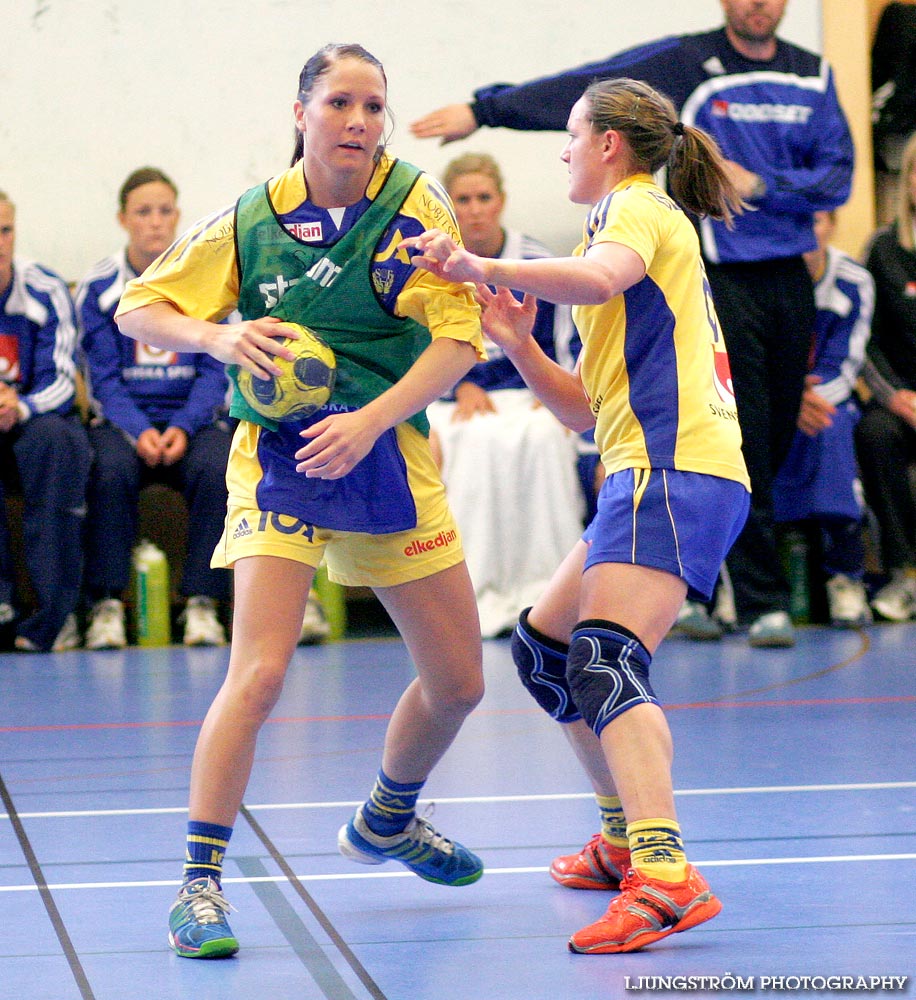 Träningsmatch Sverige-Västsverige 14-9, 16-4, 10-11,dam,Arena Skövde,Skövde,Sverige,Handboll,,2009,17438