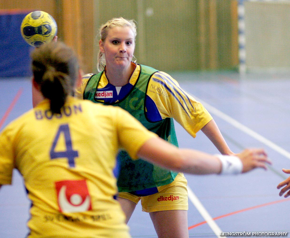 Träningsmatch Sverige-Västsverige 14-9, 16-4, 10-11,dam,Arena Skövde,Skövde,Sverige,Handboll,,2009,17440