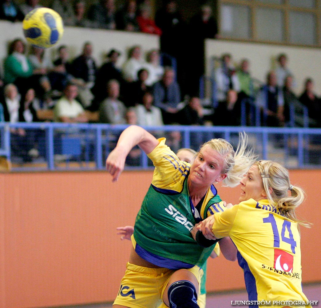 Träningsmatch Sverige-Västsverige 14-9, 16-4, 10-11,dam,Arena Skövde,Skövde,Sverige,Handboll,,2009,17450