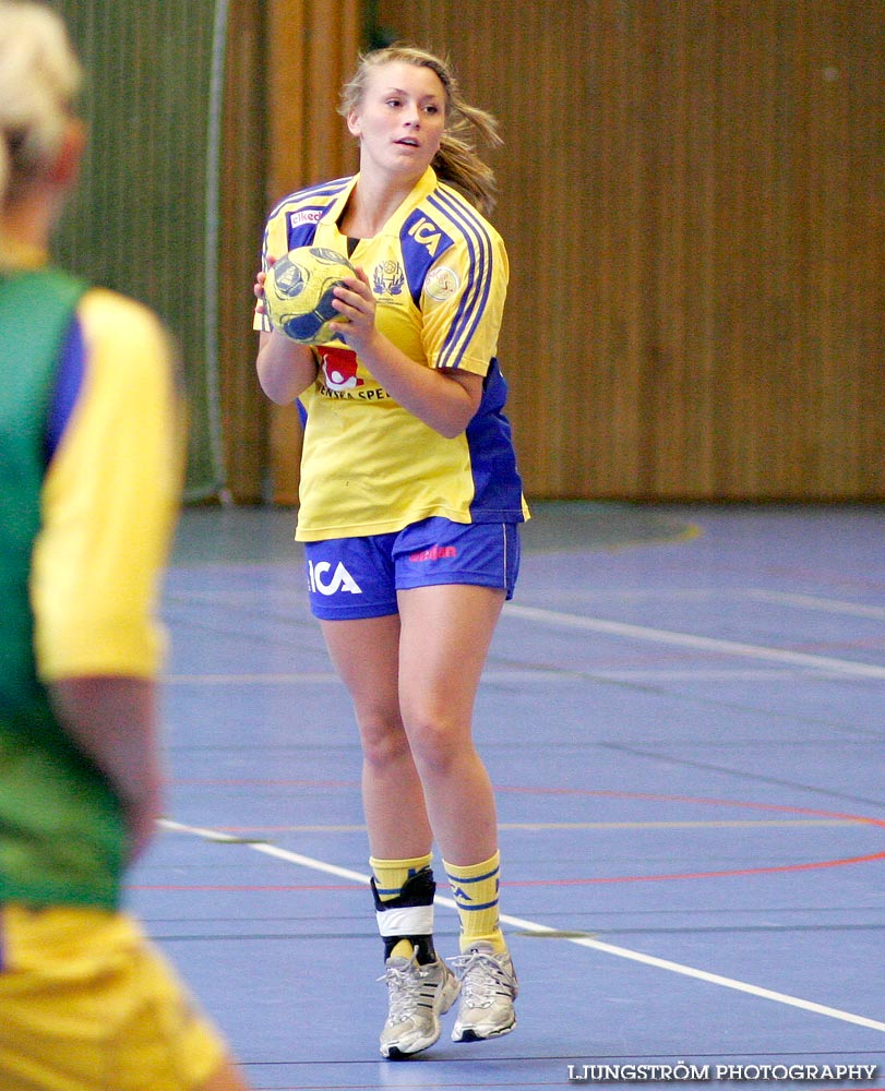 Träningsmatch Sverige-Västsverige 14-9, 16-4, 10-11,dam,Arena Skövde,Skövde,Sverige,Handboll,,2009,17462