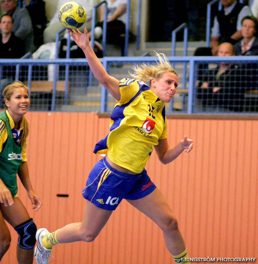 Träningsmatch Sverige-Västsverige 14-9, 16-4, 10-11,dam,Arena Skövde,Skövde,Sverige,Handboll,,2009,17473