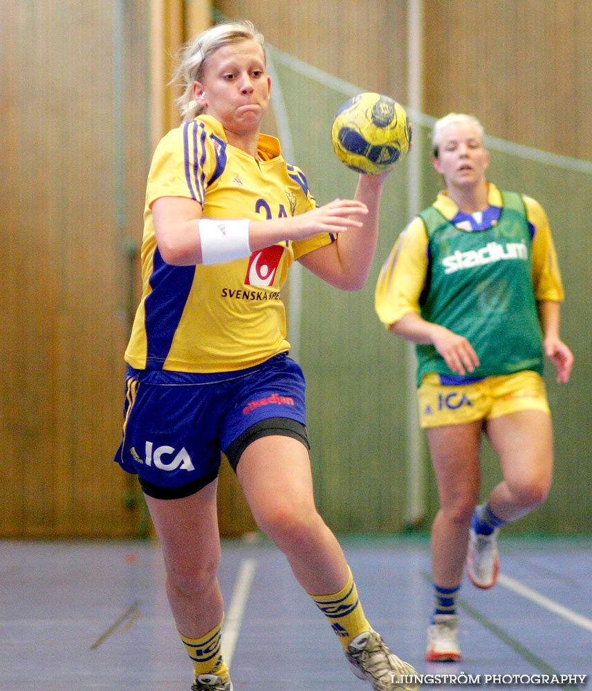 Träningsmatch Sverige-Västsverige 14-9, 16-4, 10-11,dam,Arena Skövde,Skövde,Sverige,Handboll,,2009,17474