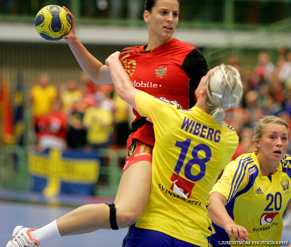 VM-KVAL Sverige-Montenegro 24-17,dam,Arena Skövde,Skövde,Sverige,Handboll,,2009,17599