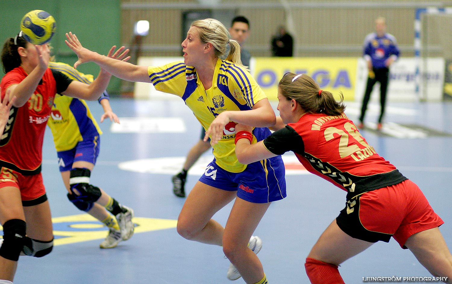 VM-KVAL Sverige-Montenegro 24-17,dam,Arena Skövde,Skövde,Sverige,Handboll,,2009,17601