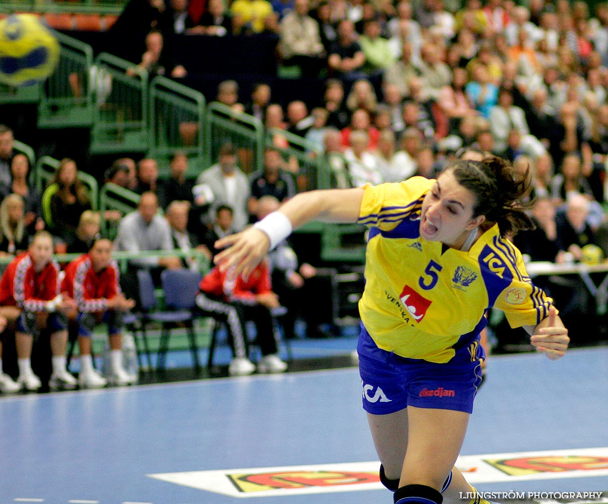 VM-KVAL Sverige-Montenegro 24-17,dam,Arena Skövde,Skövde,Sverige,Handboll,,2009,17603