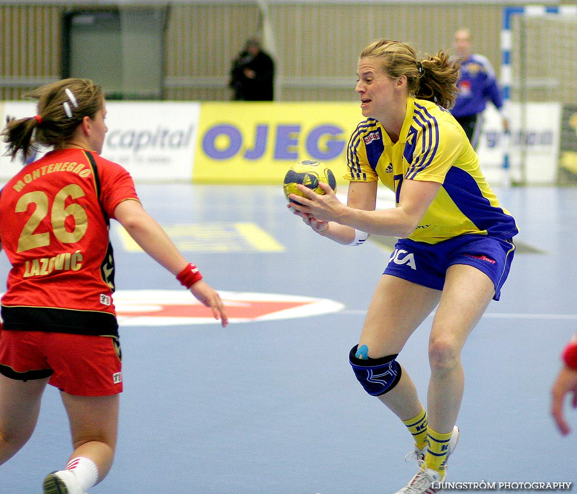 VM-KVAL Sverige-Montenegro 24-17,dam,Arena Skövde,Skövde,Sverige,Handboll,,2009,17611