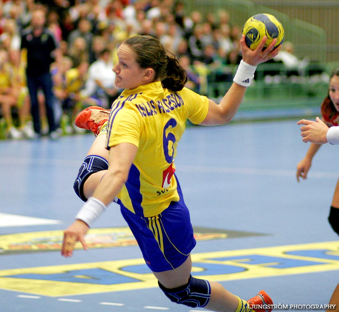 VM-KVAL Sverige-Montenegro 24-17,dam,Arena Skövde,Skövde,Sverige,Handboll,,2009,17613