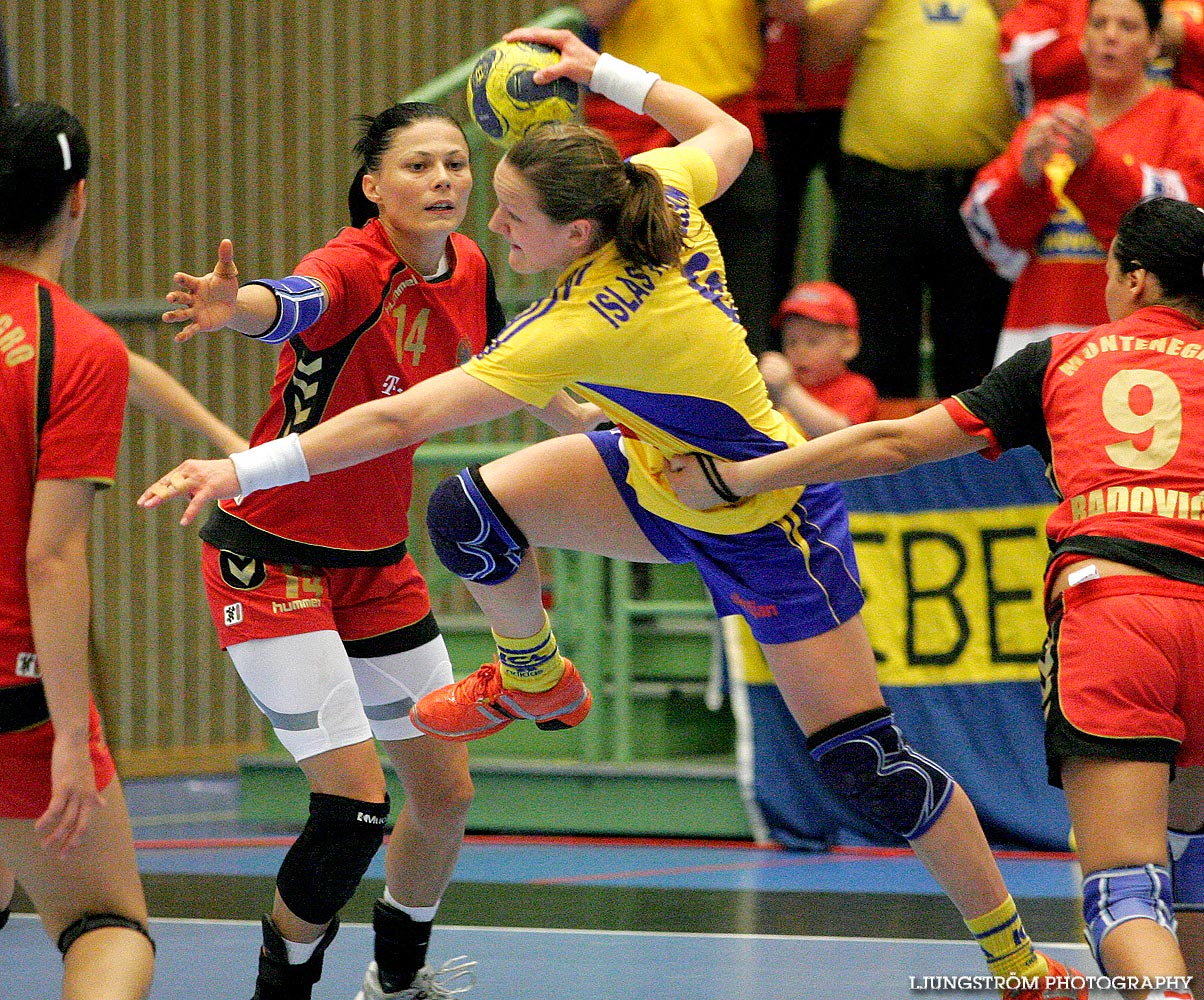 VM-KVAL Sverige-Montenegro 24-17,dam,Arena Skövde,Skövde,Sverige,Handboll,,2009,17617