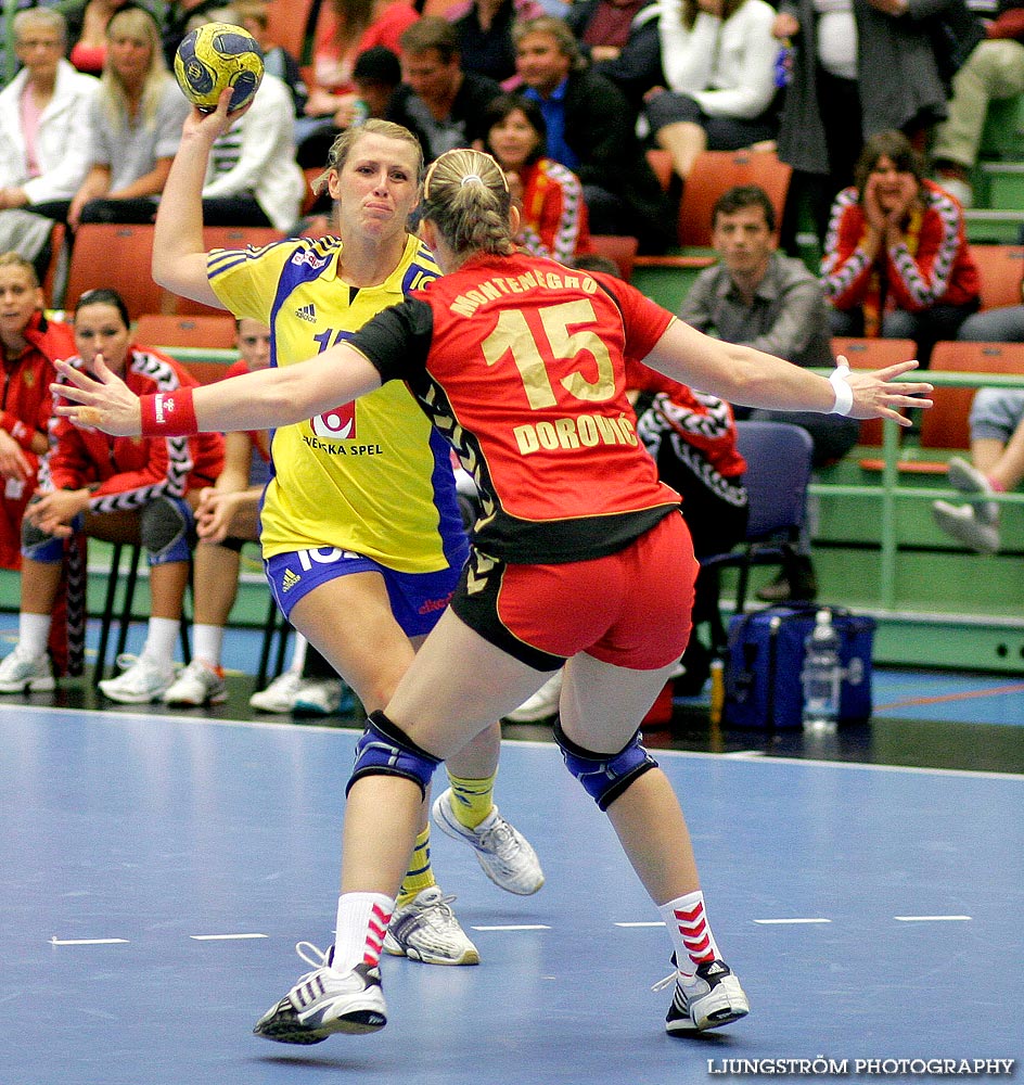 VM-KVAL Sverige-Montenegro 24-17,dam,Arena Skövde,Skövde,Sverige,Handboll,,2009,17639