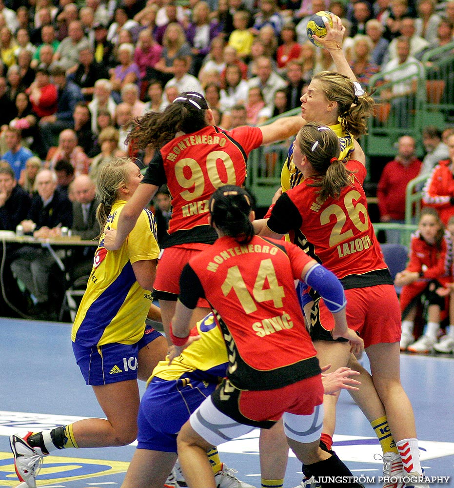 VM-KVAL Sverige-Montenegro 24-17,dam,Arena Skövde,Skövde,Sverige,Handboll,,2009,17643