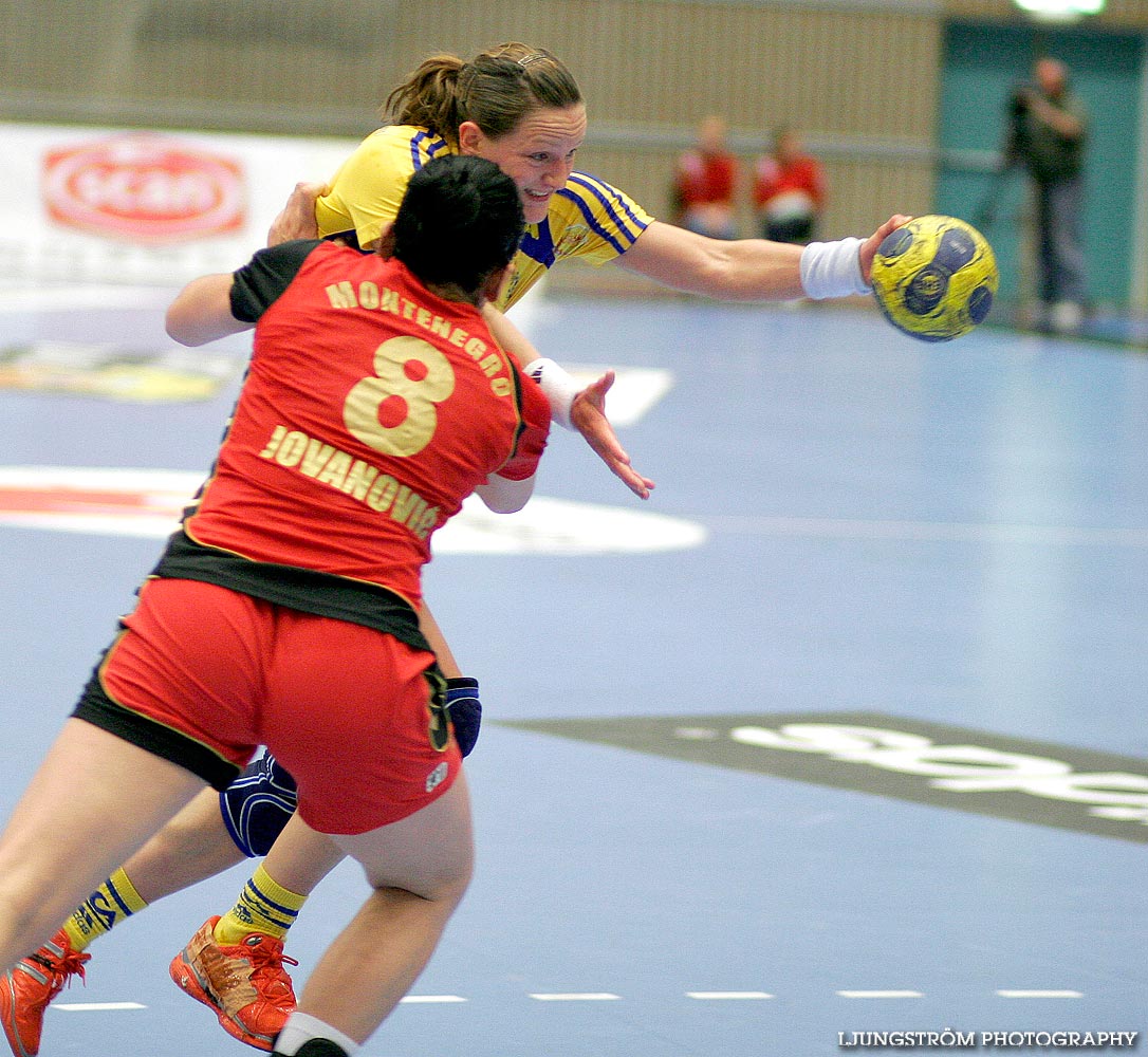 VM-KVAL Sverige-Montenegro 24-17,dam,Arena Skövde,Skövde,Sverige,Handboll,,2009,17648