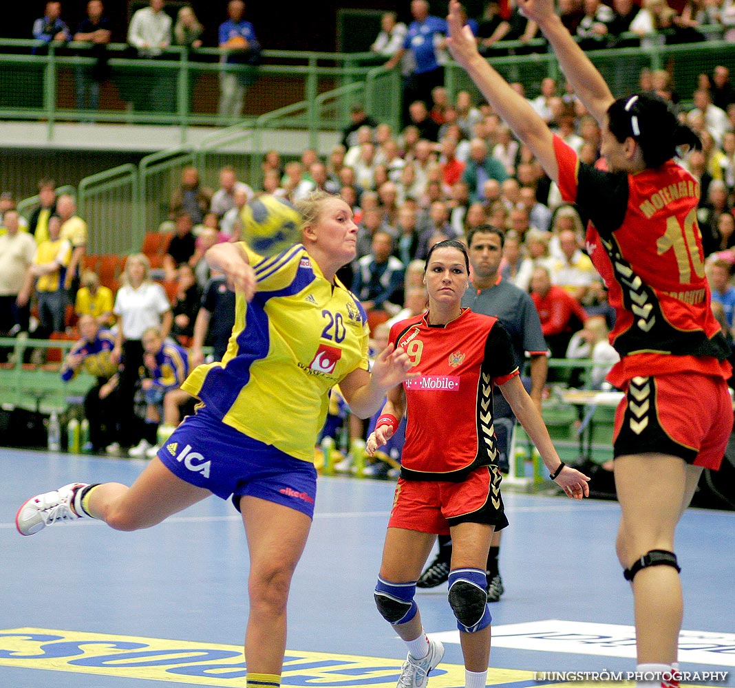 VM-KVAL Sverige-Montenegro 24-17,dam,Arena Skövde,Skövde,Sverige,Handboll,,2009,17653