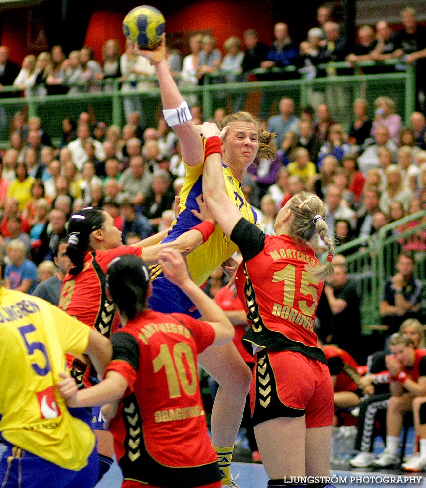 VM-KVAL Sverige-Montenegro 24-17,dam,Arena Skövde,Skövde,Sverige,Handboll,,2009,17654