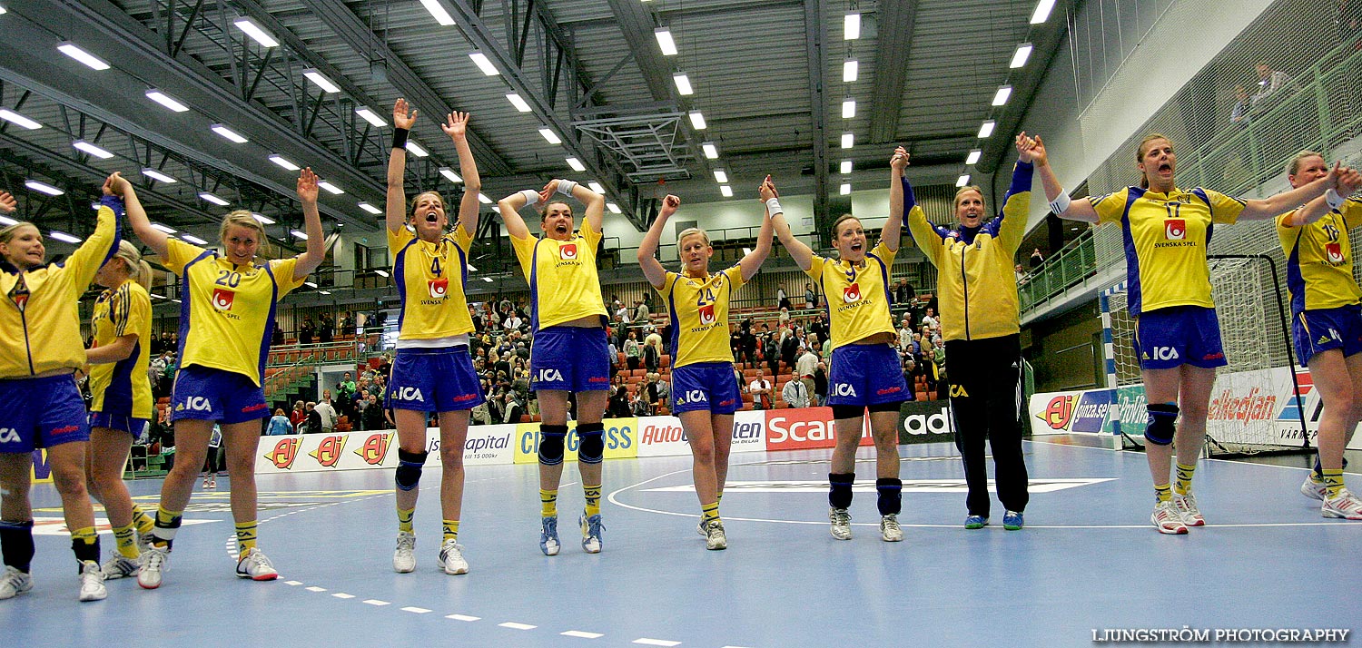 VM-KVAL Sverige-Montenegro 24-17,dam,Arena Skövde,Skövde,Sverige,Handboll,,2009,17685