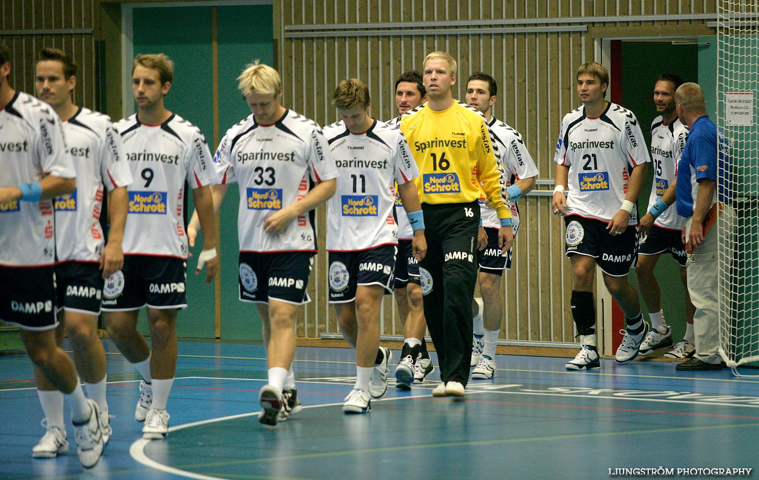 Träningsmatch IFK Skövde HK-SG Flensburg-Handewitt 30-35,herr,Arena Skövde,Skövde,Sverige,Handboll,,2009,19054