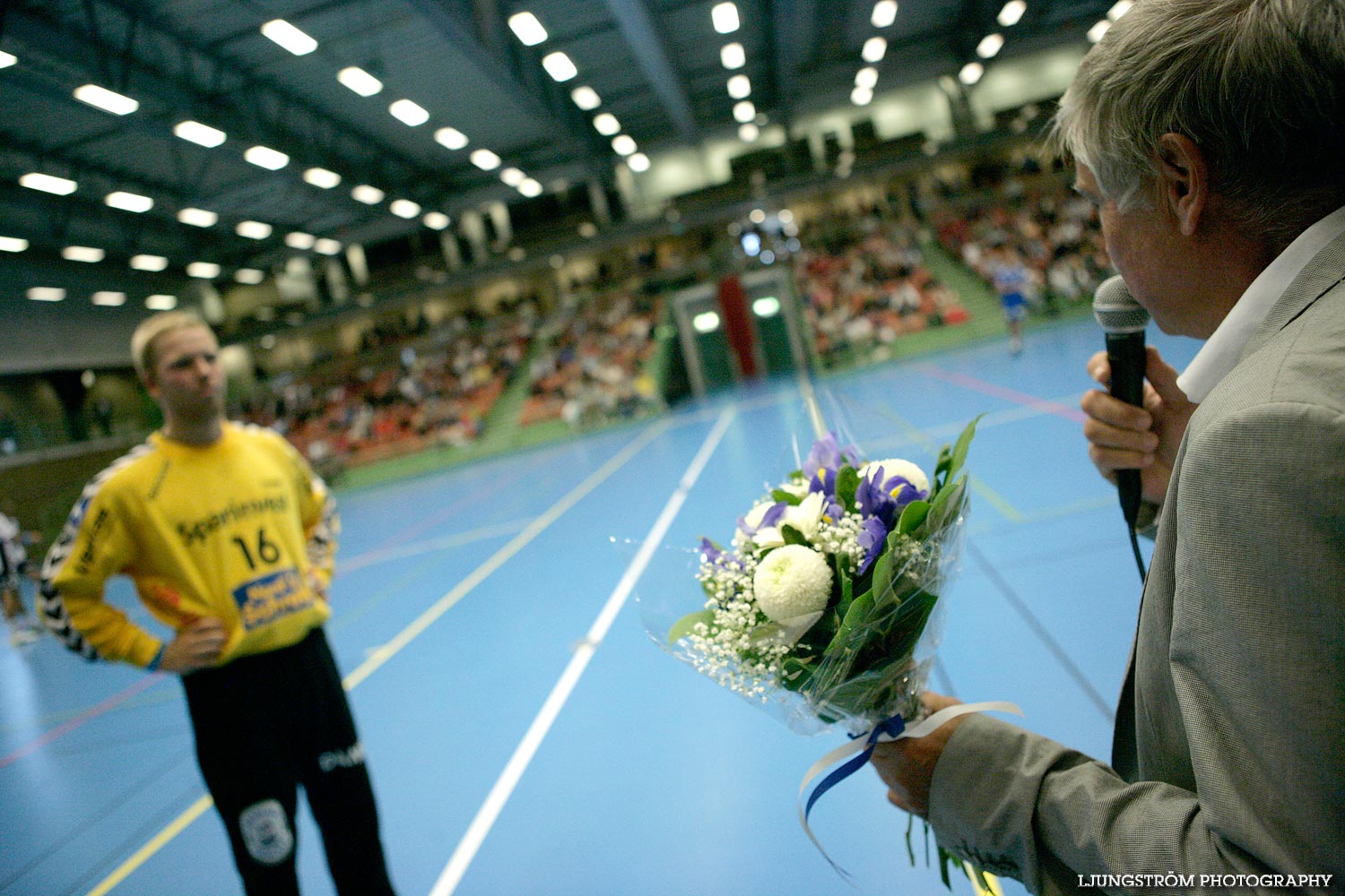 Träningsmatch IFK Skövde HK-SG Flensburg-Handewitt 30-35,herr,Arena Skövde,Skövde,Sverige,Handboll,,2009,19105