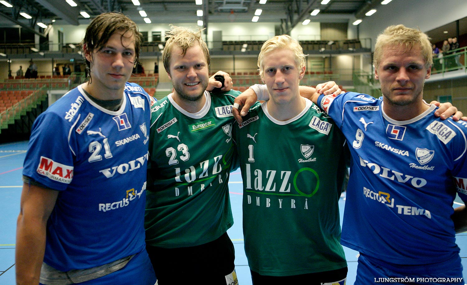 Träningsmatch IFK Skövde HK-SG Flensburg-Handewitt 30-35,herr,Arena Skövde,Skövde,Sverige,Handboll,,2009,19148