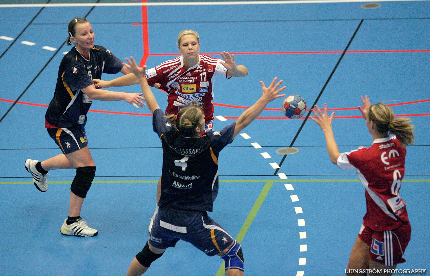 EHF-cupen Skövde HF-Pallamano Bancole 38-13,dam,Arena Skövde,Skövde,Sverige,Handboll,,2009,19751