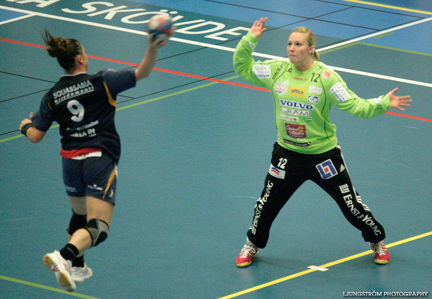 EHF-cupen Skövde HF-Pallamano Bancole 38-13,dam,Arena Skövde,Skövde,Sverige,Handboll,,2009,19752