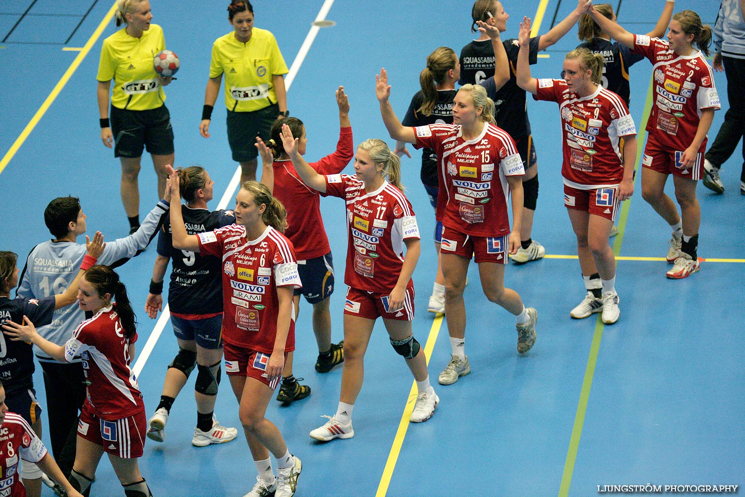 EHF-cupen Skövde HF-Pallamano Bancole 38-13,dam,Arena Skövde,Skövde,Sverige,Handboll,,2009,19756