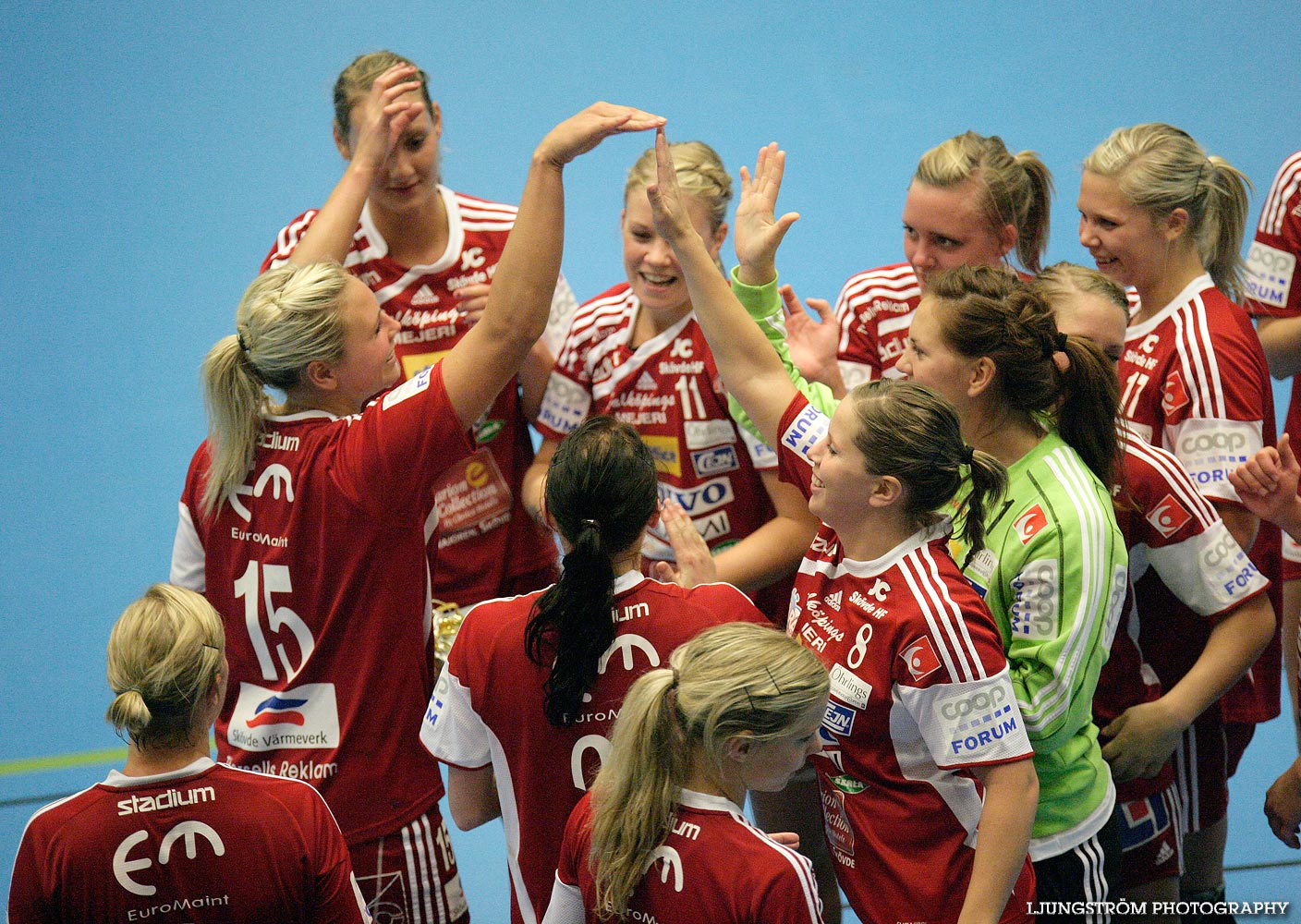 EHF-cupen Skövde HF-Pallamano Bancole 38-13,dam,Arena Skövde,Skövde,Sverige,Handboll,,2009,19757