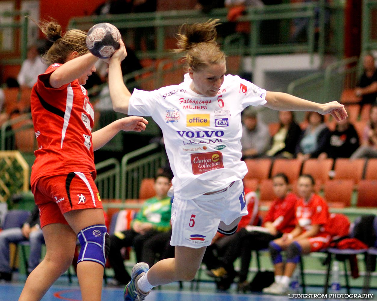 EHF-cupen Pallamano Bancole-Skövde HF 21-32,dam,Arena Skövde,Skövde,Sverige,Handboll,,2009,19899