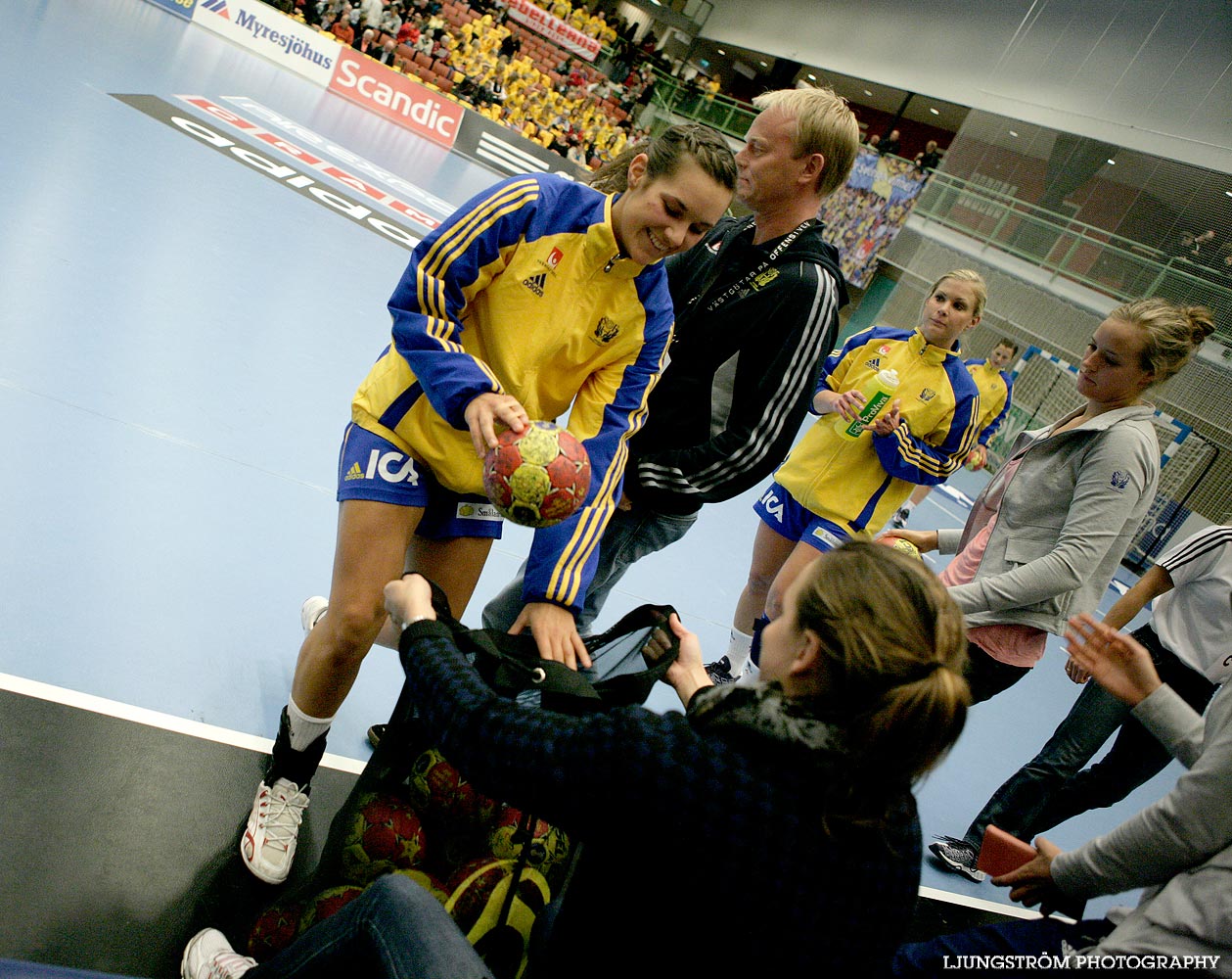 EM-KVAL Sverige-Azerbajdzjan 31-11,dam,Arena Skövde,Skövde,Sverige,Handboll,,2009,20761