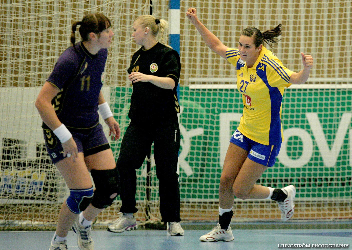 EM-KVAL Sverige-Azerbajdzjan 31-11,dam,Arena Skövde,Skövde,Sverige,Handboll,,2009,20781