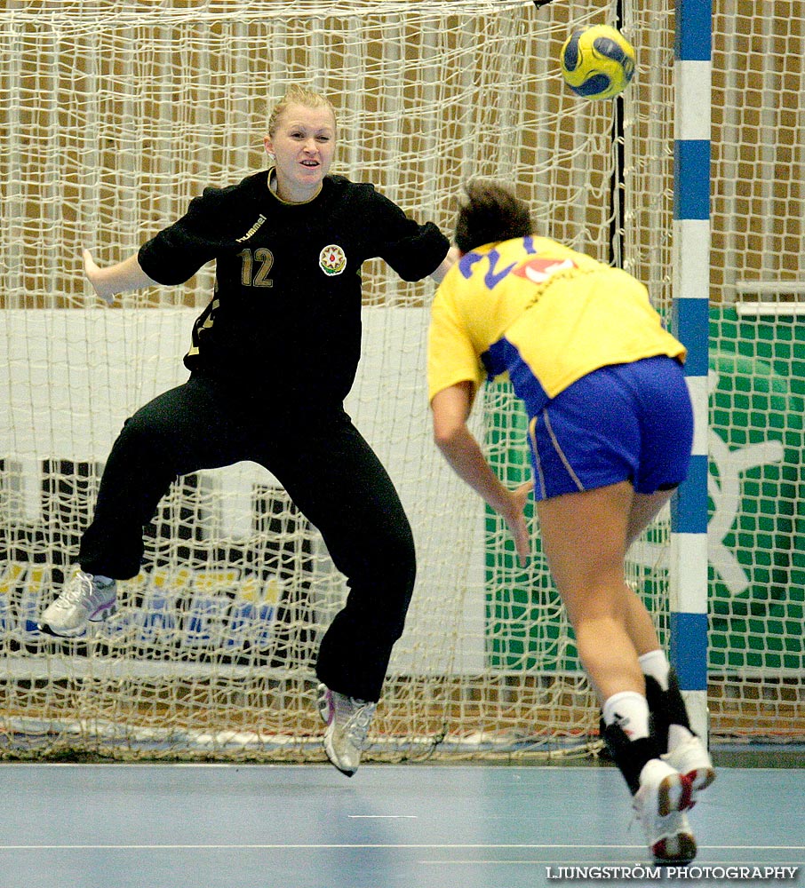 EM-KVAL Sverige-Azerbajdzjan 31-11,dam,Arena Skövde,Skövde,Sverige,Handboll,,2009,20784