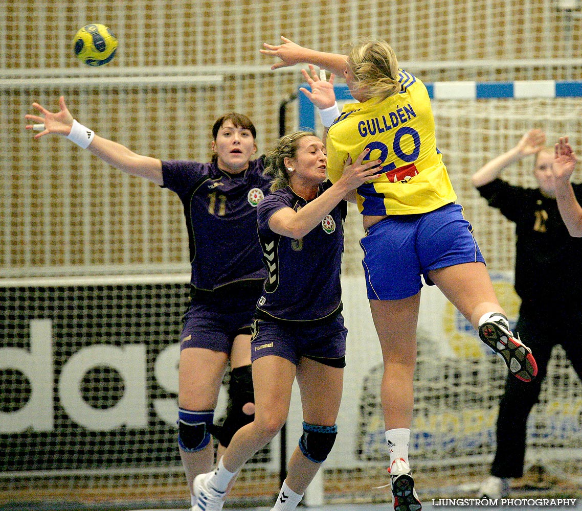 EM-KVAL Sverige-Azerbajdzjan 31-11,dam,Arena Skövde,Skövde,Sverige,Handboll,,2009,20798