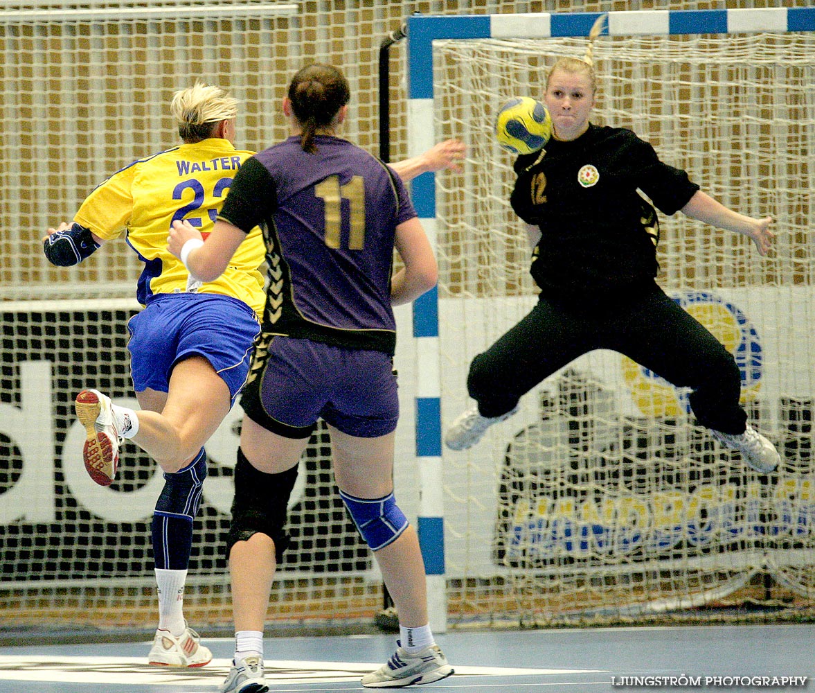 EM-KVAL Sverige-Azerbajdzjan 31-11,dam,Arena Skövde,Skövde,Sverige,Handboll,,2009,20799