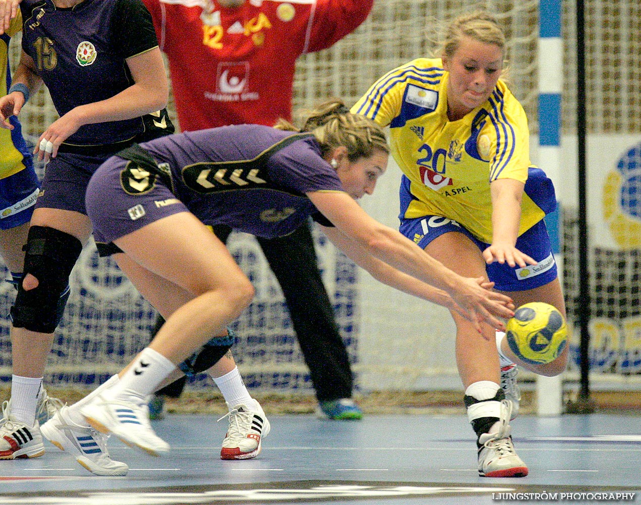 EM-KVAL Sverige-Azerbajdzjan 31-11,dam,Arena Skövde,Skövde,Sverige,Handboll,,2009,20811