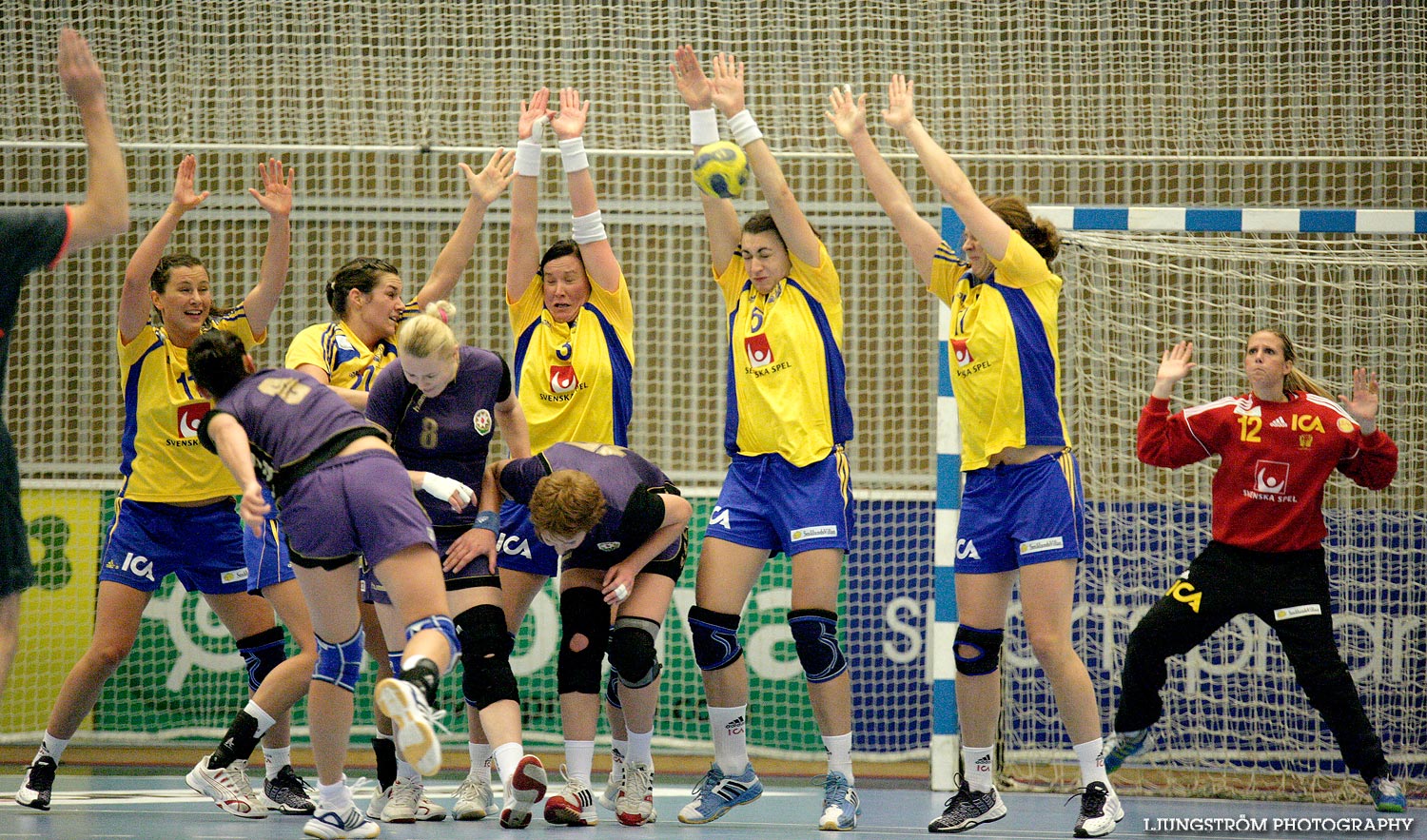 EM-KVAL Sverige-Azerbajdzjan 31-11,dam,Arena Skövde,Skövde,Sverige,Handboll,,2009,20819