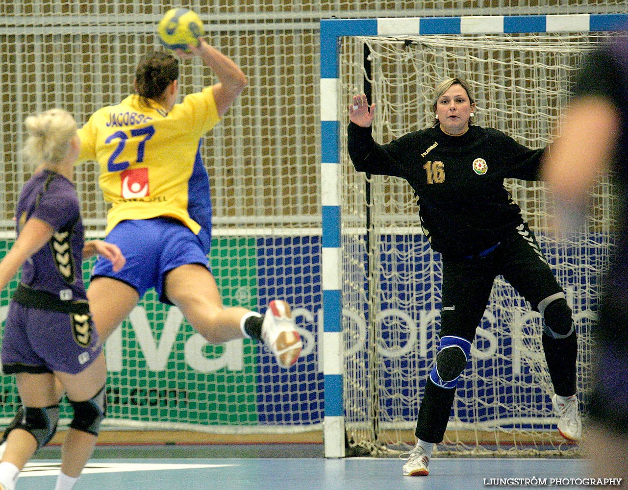 EM-KVAL Sverige-Azerbajdzjan 31-11,dam,Arena Skövde,Skövde,Sverige,Handboll,,2009,20847