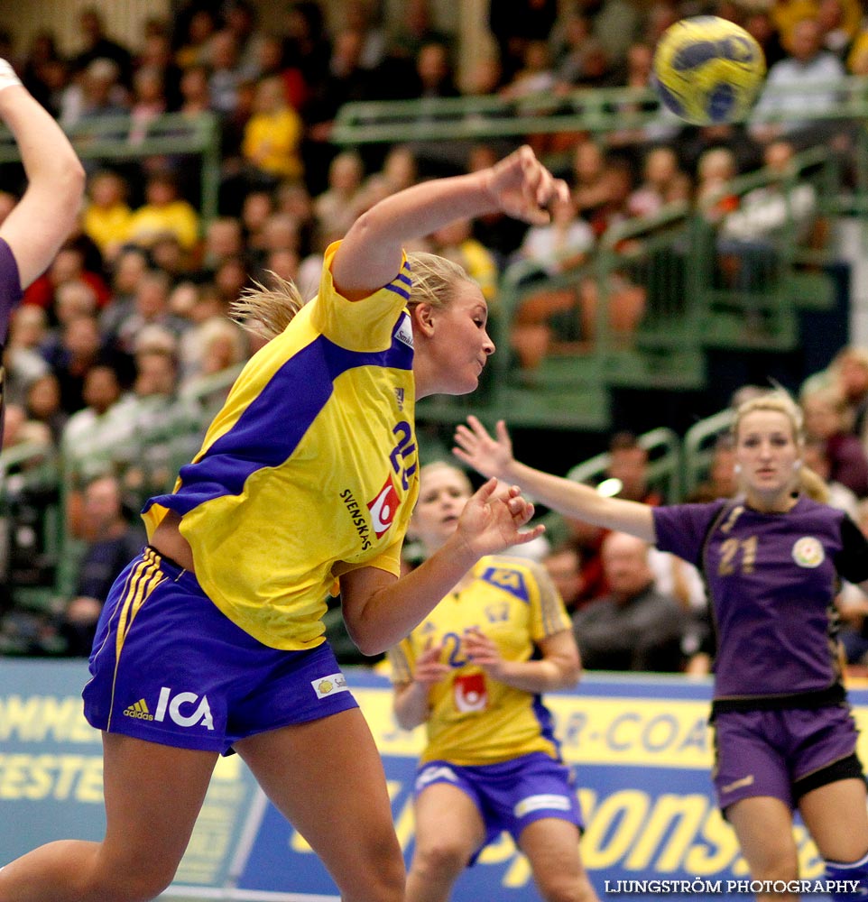 EM-KVAL Sverige-Azerbajdzjan 31-11,dam,Arena Skövde,Skövde,Sverige,Handboll,,2009,20856