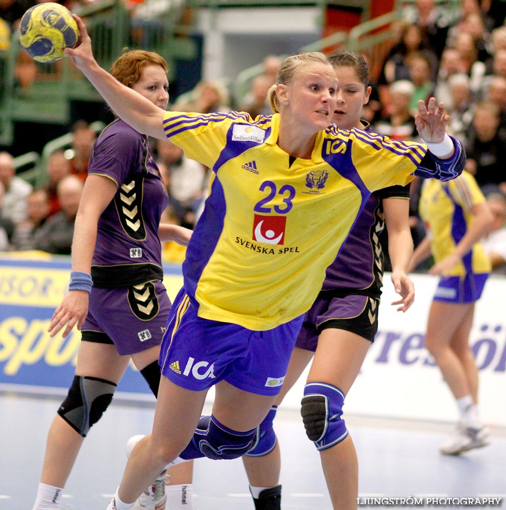 EM-KVAL Sverige-Azerbajdzjan 31-11,dam,Arena Skövde,Skövde,Sverige,Handboll,,2009,20857