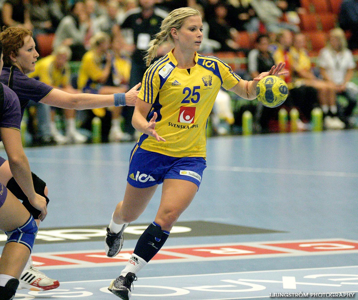 EM-KVAL Sverige-Azerbajdzjan 31-11,dam,Arena Skövde,Skövde,Sverige,Handboll,,2009,20866