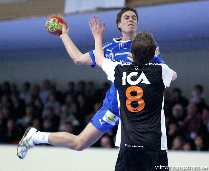 USM Steg 4 Herrjuniorer IFK Skövde HK-Redbergslids IK 24-21,herr,Skövde Idrottshall,Skövde,Sverige,Ungdoms-SM,Handboll,2010,22861