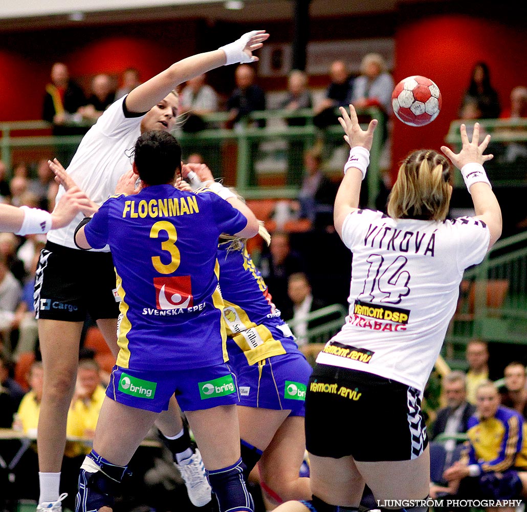 EM-KVAL Sverige-Tjeckien 31-25,dam,Arena Skövde,Skövde,Sverige,Handboll,,2010,26738