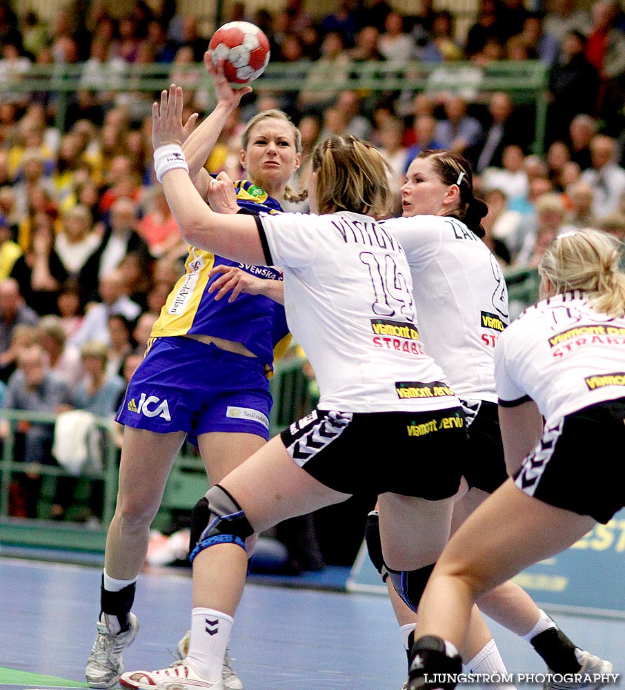 EM-KVAL Sverige-Tjeckien 31-25,dam,Arena Skövde,Skövde,Sverige,Handboll,,2010,26757