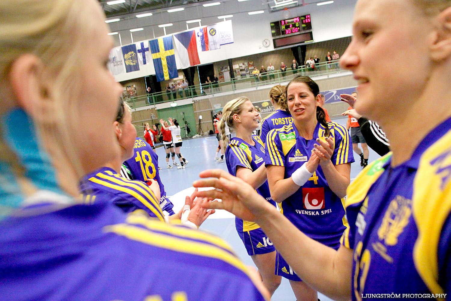 EM-KVAL Sverige-Tjeckien 31-25,dam,Arena Skövde,Skövde,Sverige,Handboll,,2010,26850