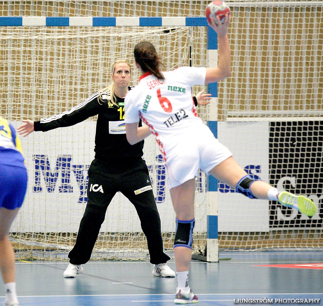 Landskamp Sverige-Kroatien 27-30,dam,Arena Skövde,Skövde,Sverige,Handboll,,2010,32044