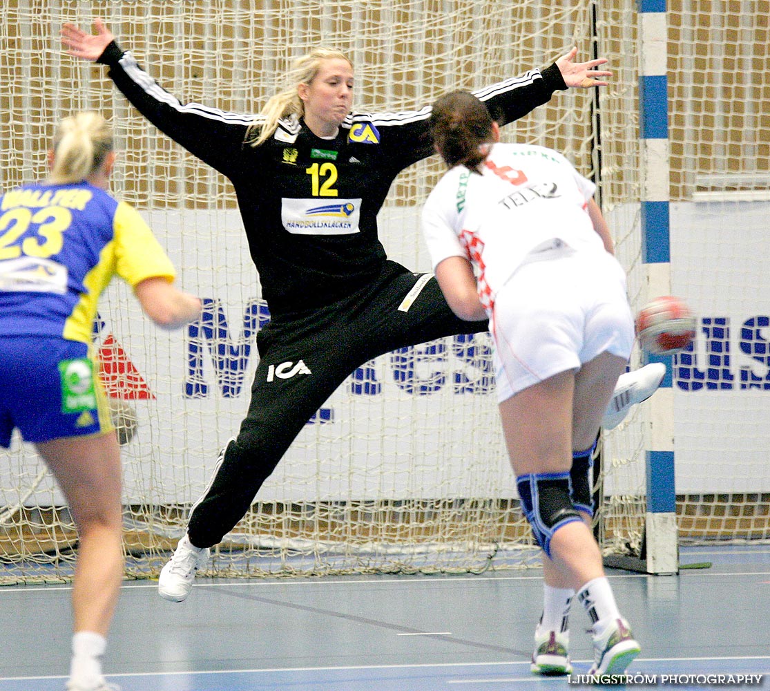 Landskamp Sverige-Kroatien 27-30,dam,Arena Skövde,Skövde,Sverige,Handboll,,2010,32045