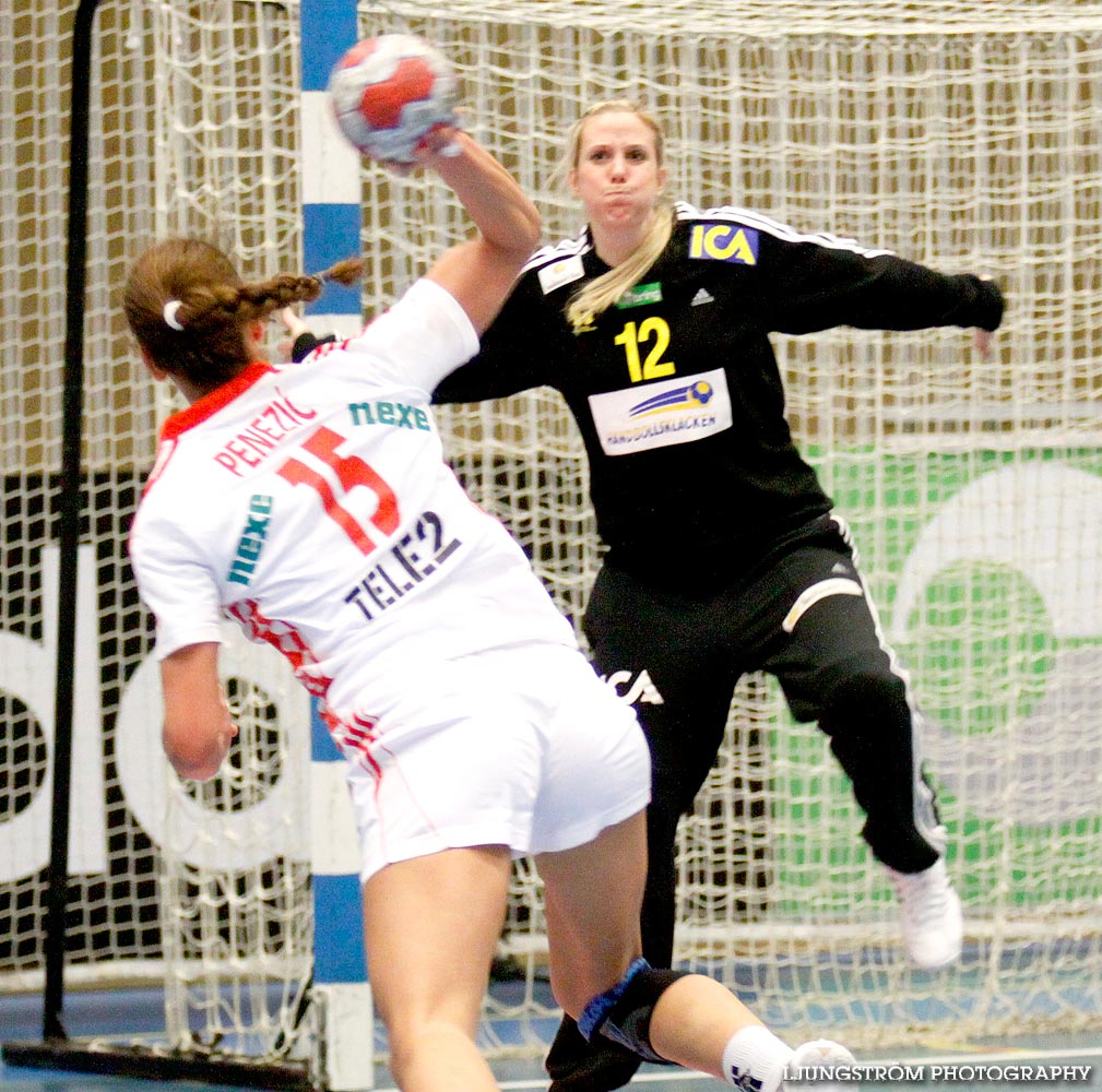 Landskamp Sverige-Kroatien 27-30,dam,Arena Skövde,Skövde,Sverige,Handboll,,2010,32081