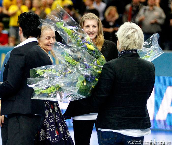 Uppvaktning dam- och juniorlandslaget,dam,Scandinavium,Göteborg,Sverige,Handboll,,2011,34076