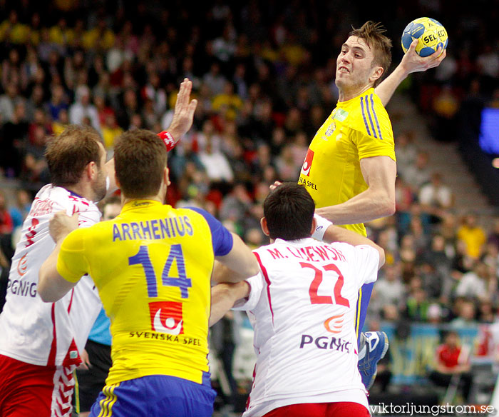 VM Polen-Sverige 21-24,herr,Scandinavium,Göteborg,Sverige,Handboll,,2011,33513